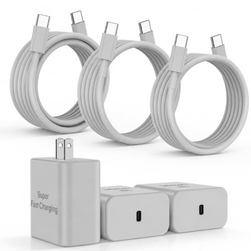 For iPhone 17 16 Pro Max Charger Fast Charging | Super Fast USB C Chargers for iPhone 16 (6FT+6FT+10FT) Type C Chargers Cord
