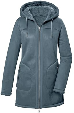 G.I.G.A. DX Damen Gw 63 Wmn Prk Wendeparka/Parka in Wildlederoptik mit Kapuze