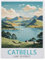 jigsaw 1000 pieces，Catbells Lake District vintage travel poster，DIY Art for Grown Ups Adults（38x26cm）-AU32