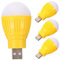 Hemobllo Light Bulbs Mini Led Emergency Lights 4 Pack Portable Night Lights Home Office Rv Camping Battery