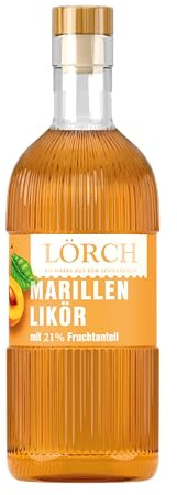 Lörch Marillenlikör aus dem Schwarzwald - der leckere Marillen Likör mit 21% Fruchtanteil | alc. 20% vol | 1 x 0,5l
