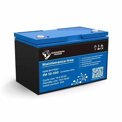 ULTIMATRON FRANCE BATTERIE ULTIMATRON AGM DEEP CYCLE JM-12-100 12V 100AH