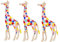 LIFKOME Lot De 3 Broches Girafe En Alliage Design Créatif Unique