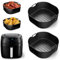Lot de 2 moules en silicone pour friteuse à air chaud Russell Hobbs, friteuse à air chaud, 4 l, insert en silicone pour Russell Hobbs Airfryer