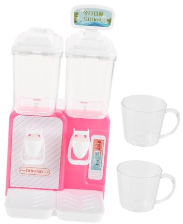 GALPADA Miniature Water Dispenser Toy for Boys and Girls Cute Plaything Summer Educational Drinking Fountain Model Fun Role Playing