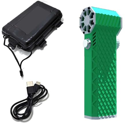 Mekalero Jetfan Ventilateur Turbos Violent 110 000 tr/min Moteur sans balais Puissant Souffleur Conduit Rapide Vitesse