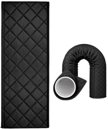 Portable Air Conditioner Hose Insulation - Washable Insulated AC Exhaust Pipe Cover, Heat Resistant Portable AC Hose Wrap for Indoor Outdoor Garage RV Room Apartment Office Wall 58,27x20,87 Inch