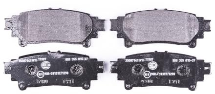 HELLA 8DB 355 015-371 Bremsbeläge | Kompatibel mit: LEXUS RX, TOYOTA HIGHLANDER / KLUGER, MIRAI, PRIUS PLUS, SIENNA