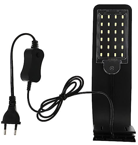 UEETEK Aquarium Beleuchtung mit Clip Fisch Tank LED Leuchte Lampe 10W (weißes Licht)