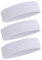 ONUPGO Schweißband Stirnband für Männer & Frauen - 3PCS Sports Stirnbänder Feuchtigkeitstransport Athletic Cotton Terry Cloth Schweißband Schweißabsorbierende Kopfband (3 White)