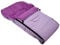 BAMBINIWELT Winterfußsack (90cm) für Jogger Buggy Schlitten FLEECE UNI (Flieder)