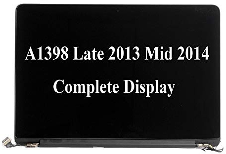 WARWOLFTEAM Pantalla LCD de 15.4 pulgadas compatible con MacBook Pro 15 A1398 finales de 2013 mediados de 2014 A1398 EMC 2674 2745 2876 EMC 2881