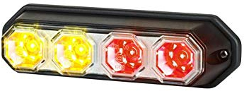 LED Rückleuchte 3 Funktion: Positionsleuchte, Bremsleuchte, Blinker, 147x42x37 für LKW PKW Anhänger Traktor Wohnmobile 12V 24V