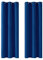 Deconovo Cortinas de Dormitorio Opacas para Interiores, 2 Piezas, 183 cm de Alto, Cortinas térmicas aislantes Lisas con ollados, 107 x 183 cm (Ancho x Alto), Azul electrónico