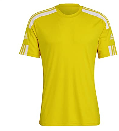 adidas Herren Squadra 21 Jersey, Team Yellow / White, XS