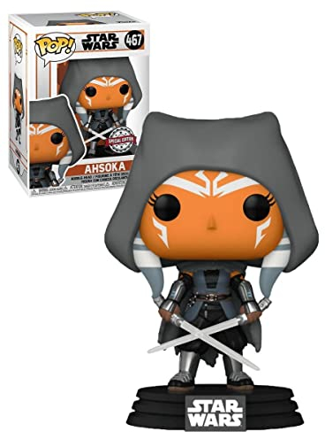 Funko Pop! Star Wars: The Mandalorian - Ahsoka Tano - (Hooded) - Vinyl-Sammelfigur - Geschenkidee - Offizielle Handelswaren - Spielzeug Für Kinder und Erwachsene - TV Fans - Modellfigur Für Sammler