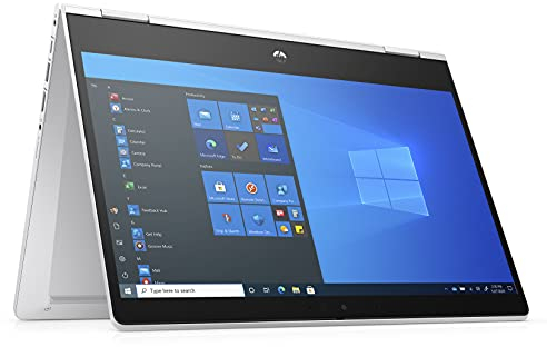 HP ProBook x360 435 G8 (13,3 Zoll / FHD Touch) Business Laptop (AMD Ryzen 7 5800U, 16GB RAM, 512GB SSD, AMD Radeon Grafik, Windows 10 Pro, Fingerprintleser, QWERTZ) Silber
