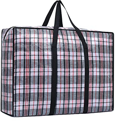 shenchia Aufbewahrungstasche für Gartenmöbel, strapazierfähig, kariert, Handtaschen-Tragetasche, Organizer mit Griffen, für Zuhause, Terrasse, Zubehör (90 x 30 x 70 cm, schwarz)