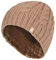 HEAT HOLDERS - Damen Mütze mit Fleecefutter für Winter und Herbst | Strick Beanie mit Warm Fleece (Einheitsgröße, Beige)