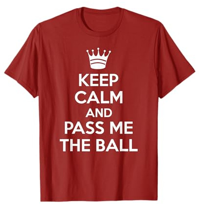 Keep Calm Pass Me The Ball - Camiseta de baloncesto Camiseta