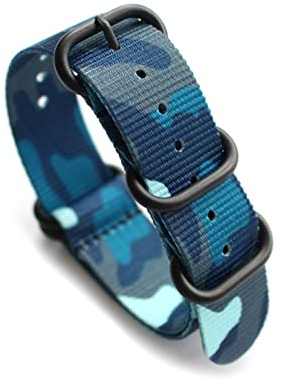Camouflage Nato Nylon Uhrenarmband 18mm 20mm 22mm 24mm Sport Camouflage Nylon Uhrenarmband Uhrenzubehör