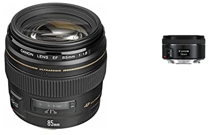 CANON Objectif EF 85mm f/1.8 USM & Objectif EF 50mm f/1,8 STM pour Monture EF (Portrait, Reportage)