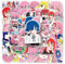 Bocchi The Rock Aufkleber 50 Stück wasserdicht niedliche Anime Aufkleber für Laptop Skateboard Scrapbook Koffer Gepäck Wasserflaschen Auto Fahrrad,Japanische Cartoon Stickers für Jugendliche Kinder