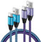 USB C Handy Kabel, [0.9M+1.8M] Typ C Ladekabel Schnellladekabel Datenkabel für Samsung Galaxy S25/S24 Ultra/S23 FE/S22/S21/S20/A14/A15/A16/A22/A33/A34/A35/A36/A54 5G/A55/A56, Huawei P40/P30/P20 Lite