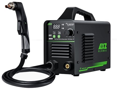 AIXZGLOBAL AIC45 - Taglierina al plasma, 45 A, bassa frequenza, senza contatto, IGBT Inverter 2T/4T, spessore massimo di taglio 16 mm, 230 V