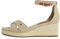 Tommy Hilfiger Flag Criss-Cros Mid Wedge Espad Fw0Fw08481, Espadrillas Zeppa, Donna, Beige (Horseradish), 39 EU
