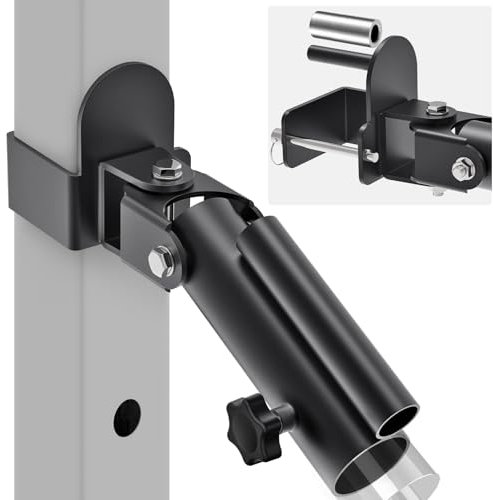 Kipika T Bar Row Landmine Aufsatz für 7,6 x 7,6 cm Power Rack – robuste T-Stange Reihenplattform mit Drehgelenk geeignet für 2,5 cm Standard-Langhantelstange und 5,1 cm olympische Stangen – ideal für