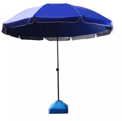 Sombrilla de playa grande para exteriores con características resistentes al viento y a la lluvia para patio