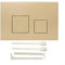 Emiif Toilet Flush Button Dual Flush Plate Cistern Parts For GEBERIT for UP300 Sigma01 Sigma20 Sigma21 Sigma30 Sigma50(Gold)
