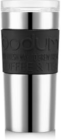 Travel Mug Vacuum Travel Mug, Small, 0.35 L, 12 oz, Stainless Steel, Black
