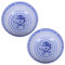 DAGLLGEW 2Pcs Ramen Noodle Bowl Blue and White Porcelain Chinese Soup Bowls 800ml Large Ceramic Rice Bowl for Dessert Soup Cereal Rice and More