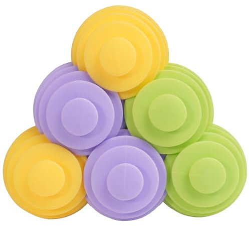 6 Pz Palline per Asciugatrice Antipiega, Palline per Lavatrice e Asciugatrice, Palle Lavatrice in Silicone Gomma Riutilizzabile, Palla Lavatrices, Sfera Palla Asciugabiancheria, Sfere Asciugatrici
