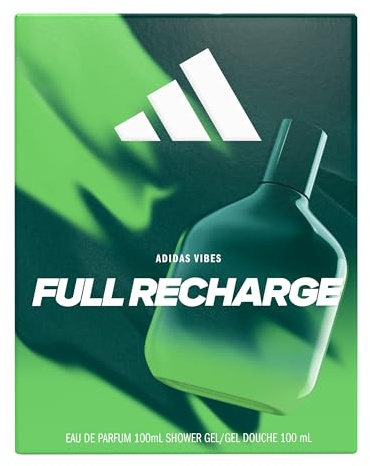 adidas, Coffret cadeau adidas Vibes Full Recharge, avec Eau de Parfum 100ml et douche 100ml