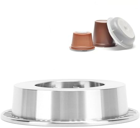 Kaffeekapsel-Adapter, Kaffeepad-Konverter aus Edelstahl, wiederverwendbar, praktischer Konverterhalter für große und kleine Maschinen für Universalmaschinen