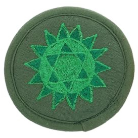 Buddha Klangschalen Pad Rund Grün aus Baumwollstoff 1 Stück | Leichtes, Kompaktes Design, Einfache Ausführung, Bequem zu Verstauen und Mitzunehmen