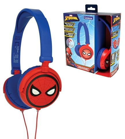 LEXIBOOK, Spider-Man Stereo Headphones, HP010SPLXB
