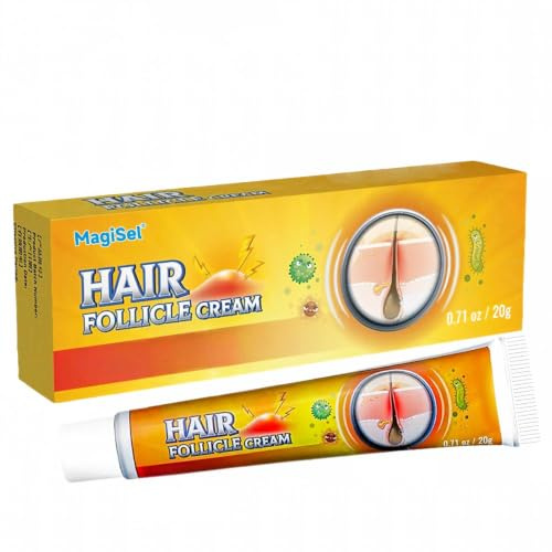 Haarfollikel Pflege Creme, Anti-Juckreiz-Creme, Beruhigende Feuchtigkeitscreme, Soothing & Cooling Sensation für Easy Application (20g)