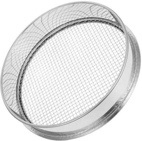 Gartensieb 6mm aus Edelstahl für Erde und Sand, 1 Stück