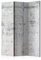 murando Raumteiler Beton Loft Foto Paravent 135x172 cm einseitig auf Vlies-Leinwand Bedruckt Trennwand Spanische Wand Sichtschutz Raumtrenner grau f-A-0332-z-b