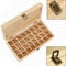 Aufbewahrungsbehälter Für Ätherische Öle Aus Holz, Ätherisches Öl Box, Großer Hölzerner Aufbewahrungsbox Für 5 Ml/10 Ml/15 Ml Aromaöle Ätherische Öle Nagellack Liquidflaschen(32 Fächer)