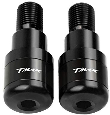 22mm Contrappesi Manubrio Bilancieri Per T-max 530 tmax530 2012-2019, T-max 500 tmax500 2008-2011, T-MAX 530 DX SX 2017-2019 (Nero)