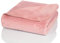 Glart Kuscheldecke uni altrosa XL Decke 150x200 cm Sofa, weiche & warme Wolldecke extra flauschig als Sofadecke Couchdecke, kuschel Wohndecke Kuscheldecke, Plüsch Sofaüberwurf Decke U2R