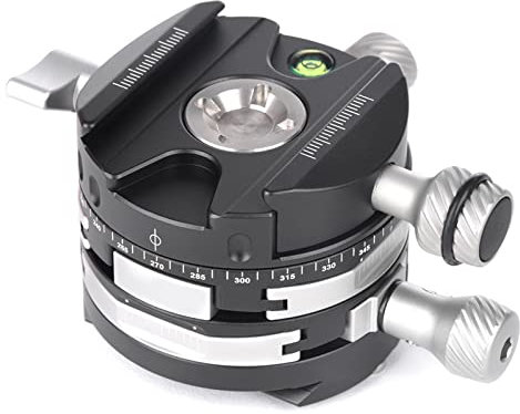 Marsace DW-4 Geared Ball head 3 in 1 Panorama Photography,wheel assembly Mount UNC3/8 Arca-Swiss dovetail specifications ballhead 360 degree rotating panoramic head