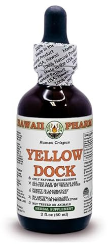 Gelber Ampfer (Rumex Crispus) Trockenwurzel ALKOHOLFREI Flüssigextrakt Glyzerit 60 ml