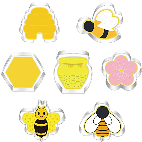 HGSHUO Biene Ausstechformen Tiere Ausstechform Kinder Ausstecher Backform Bienen Keksausstecher Fondant Ausstecher Plätzchenformen Deko Geburtstag Herbst Keksformen