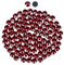 2880 Hotfix-Strasssteine,Flatback Glitzersteine Stones, Glas, runde Kristalle Strasssteine, Edelsteine​zum Basteln, für Kleidung, Schuhe, Taschen, DIY-Dekoration,Siam,SS16,3.8MM-4MM